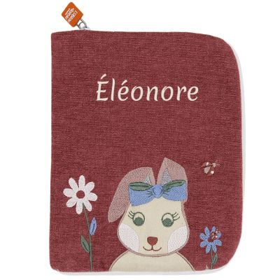Protège carnet de santé Tchikis 3 Mme Lapin (personnalisable) L'oiseau bateau