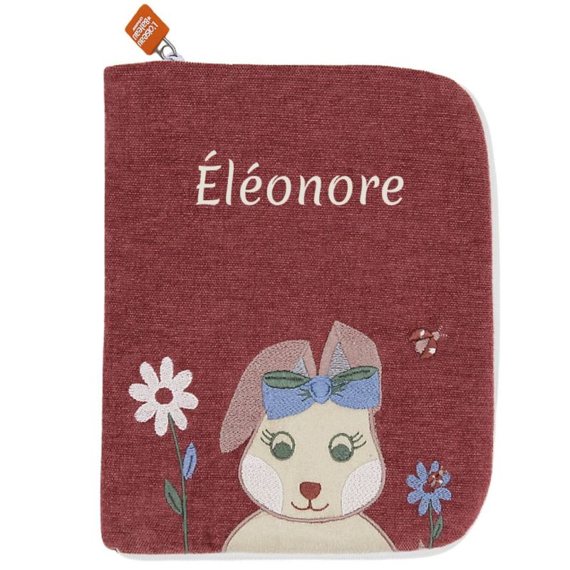 Protège carnet de santé Tchikis 3 Mme Lapin (personnalisable) L'oiseau bateau Produit 1
