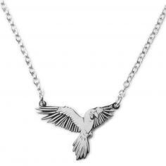 Collier Perroquet Argent - Mava