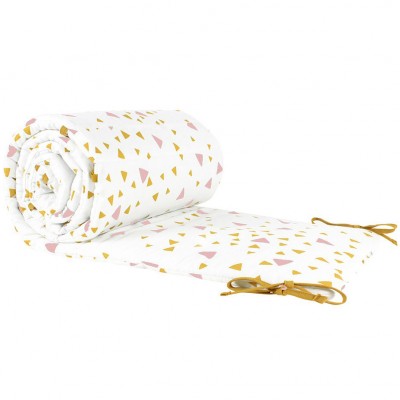 Tour De Lit Constantinopla Confettis Rose Et Jaune Miel