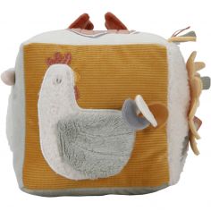 Cube d'activités soft Little Farm - Little Dutch