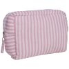 Trousse de toilette gaze de coton rayé vieux rose BB & Co Produit 1