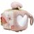 Variation Ecru, rose, vert du produit Cube d'activités Soft Plumes de la marque Jollein