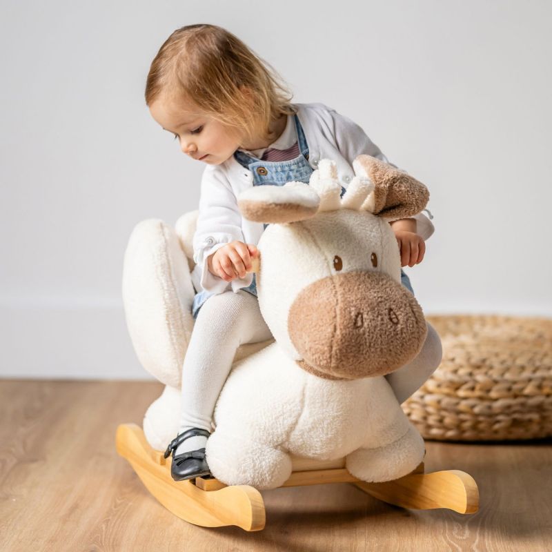 Bascule Âne Teddy Ecru Nattou Ambiance 5