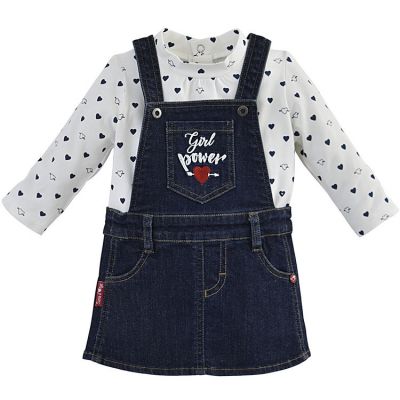 Ensemble robe 2 pièces Girl Power jean (18 mois) Sucre d'orge