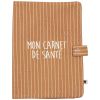 Protège carnet de santé Rayures Fines (personnalisable) Atelier Wagram Produit 3