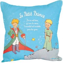 Coussin Le Petit Prince 2 personnages (45 x 45 cm)  par Le Petit Prince