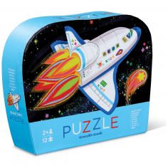 Mini Puzzle Fusée spatiale (12 pièces) - Crocodile Creek