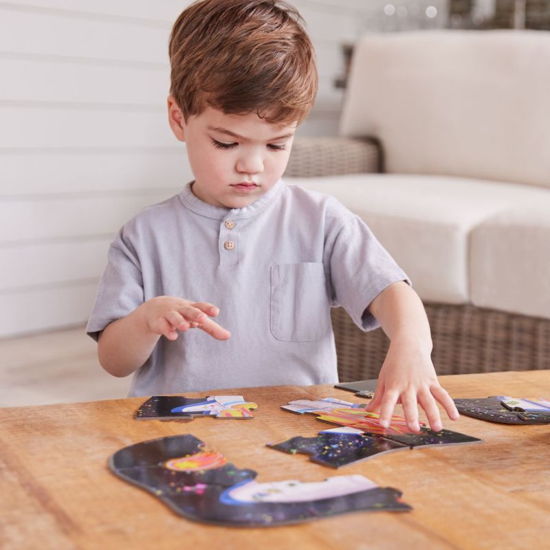 Mini Puzzle Fusée spatiale (12 pièces) Crocodile Creek Ambiance 2