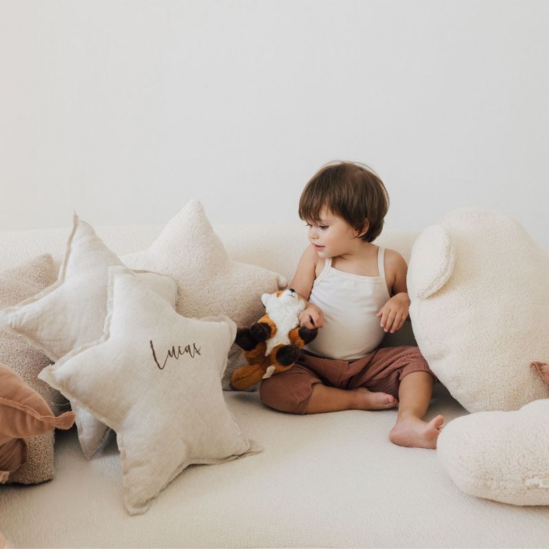 Coussin Star Linen (personnalisable) Babyshower Ambiance 2