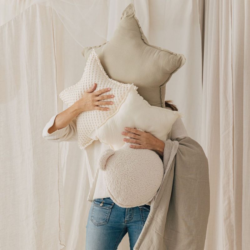 Coussin Star Linen (personnalisable) Babyshower Ambiance 4