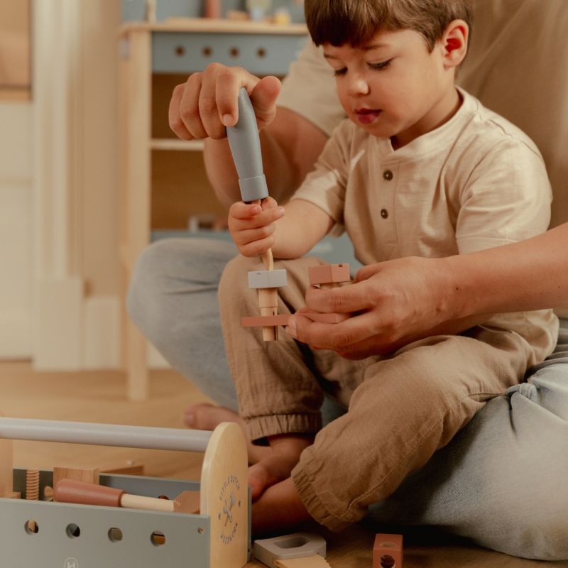 Boîte à outils en bois FSC Little Dutch Ambiance 4