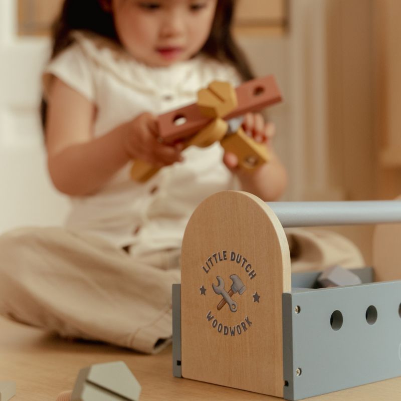 Boîte à outils en bois FSC Little Dutch Ambiance 5