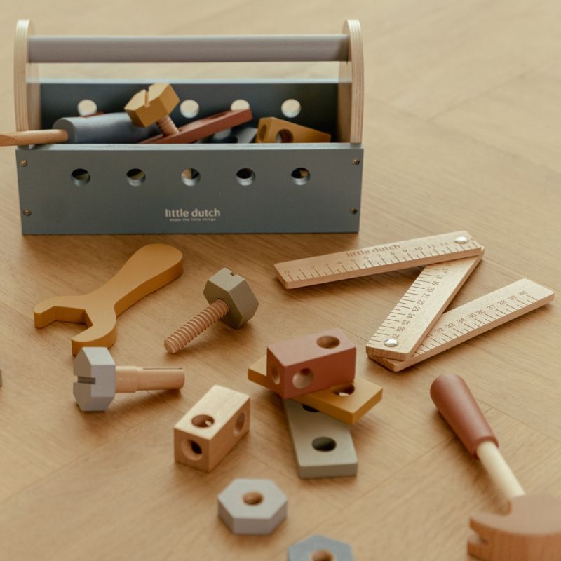 Boîte à outils en bois FSC Little Dutch Ambiance 7