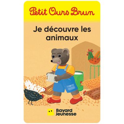 Carte Petit Ours Brun Je découvre les animaux