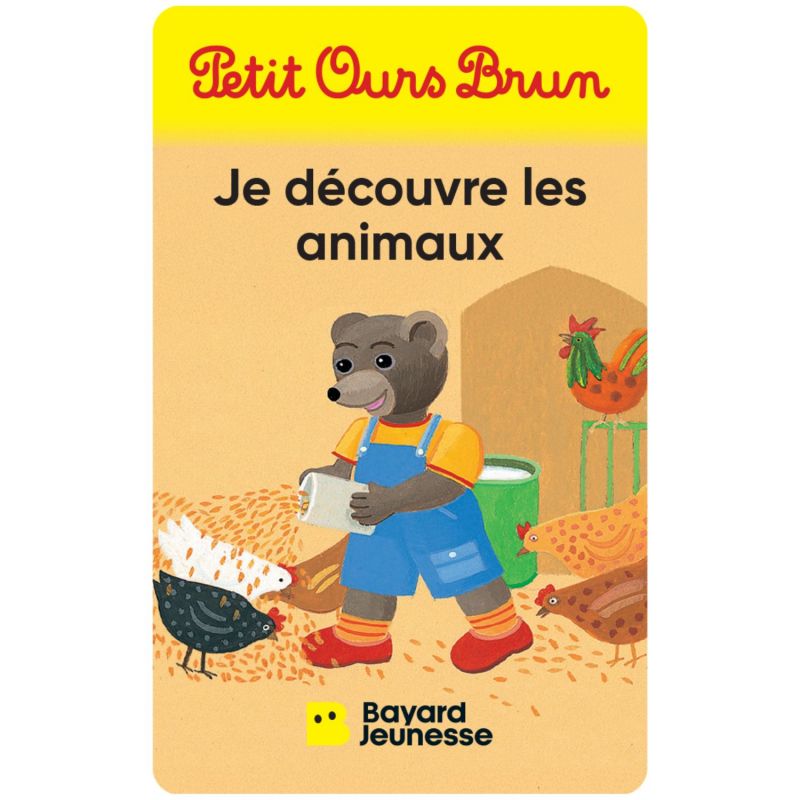 Carte Petit Ours Brun Je découvre les animaux Yoto Produit 1