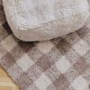 Tapis lavable Vichy Marron (90 x 120 cm) Lorena Canals Ambiance 4