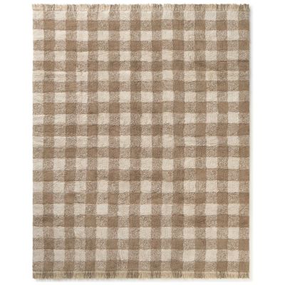 Tapis lavable Vichy Marron (90 x 120 cm) Lorena Canals
