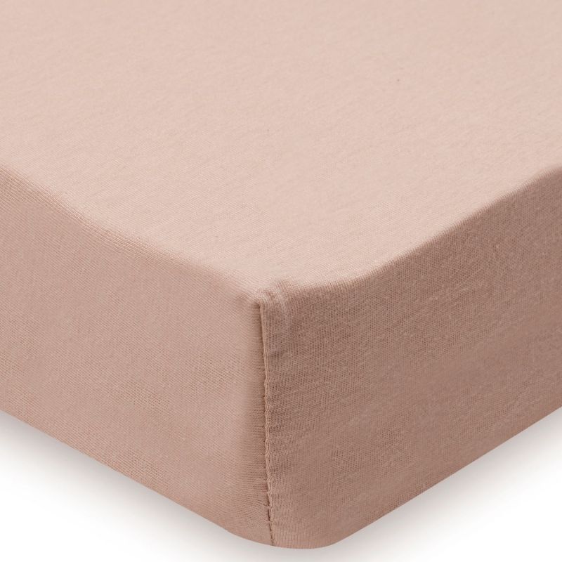 Lot de 2 draps housses en jersey Light Terra-Oatmeal (60 x 120 cm) Jollein Produit 3