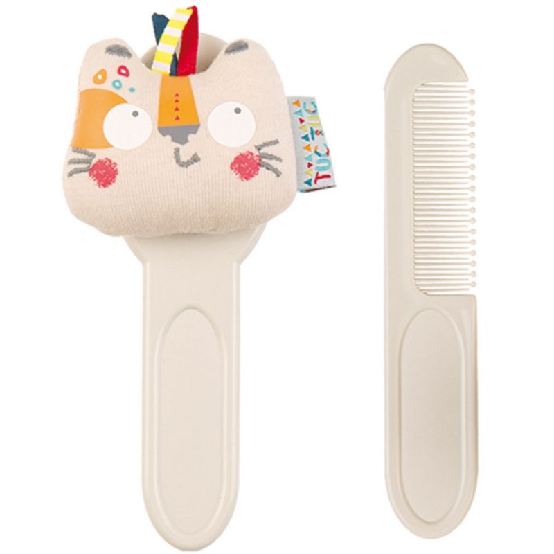 Set peigne et brosse African Routes léopard Tuc Tuc