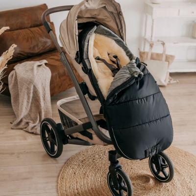 Chancelière thermique  SHEEP noir et gris pour poussette