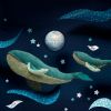 Petite baleine à bosse Tout autour du monde (32 cm)  par Moulin Roty
