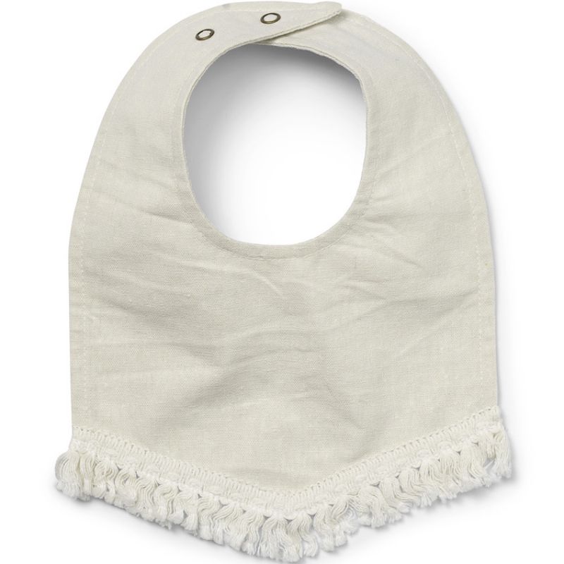 Bavoir bandana à franges Lilly White Elodie Details