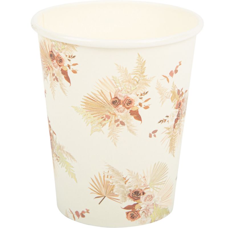 Lot de 8 gobelets en carton Coachella Mood Arty Fêtes Factory