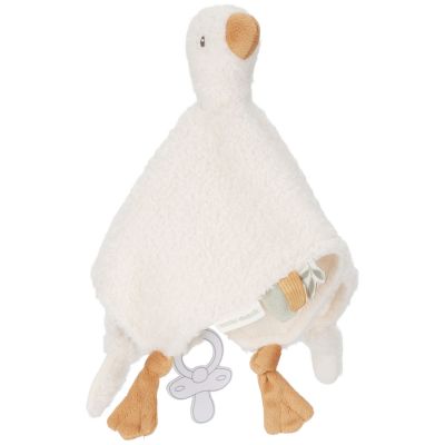 Doudou carré Oie Newborn Little Dutch
