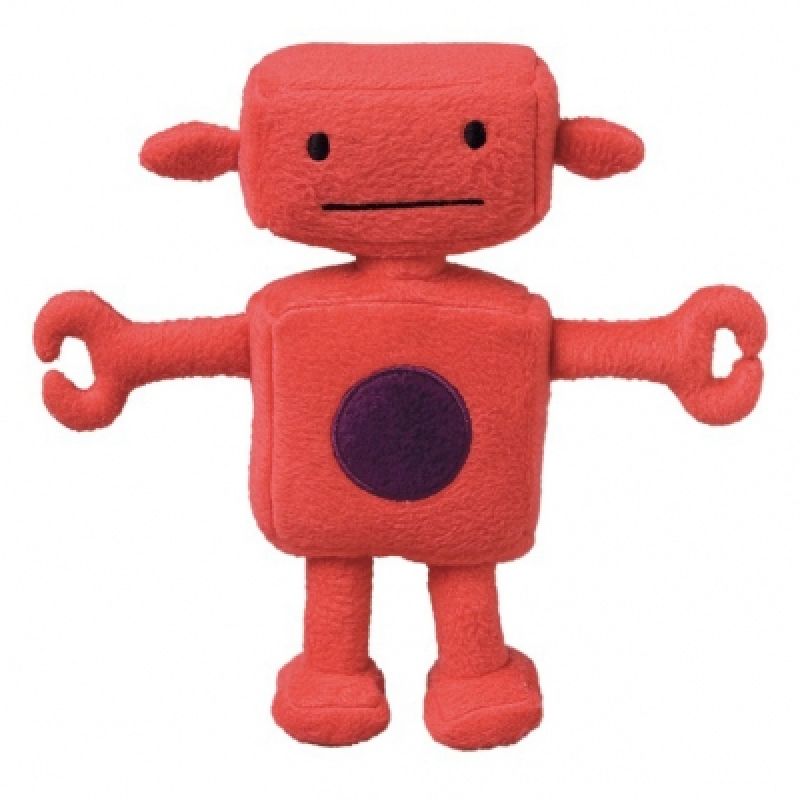 Peluche robot polaire orange (24 cm) Trousselier