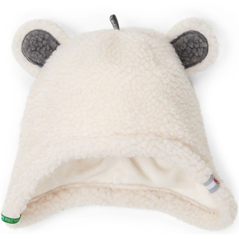 Bonnet hiver ours blanc Teddy (6-12 mois) Lodger