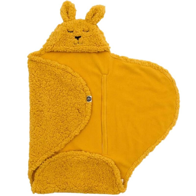 Couverture nomade Bunny moutarde (100 x 105 cm) Jollein