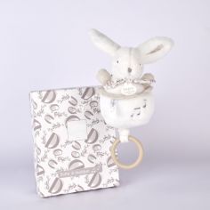 Peluche musicale Lapin Doudou blanc (20 cm)