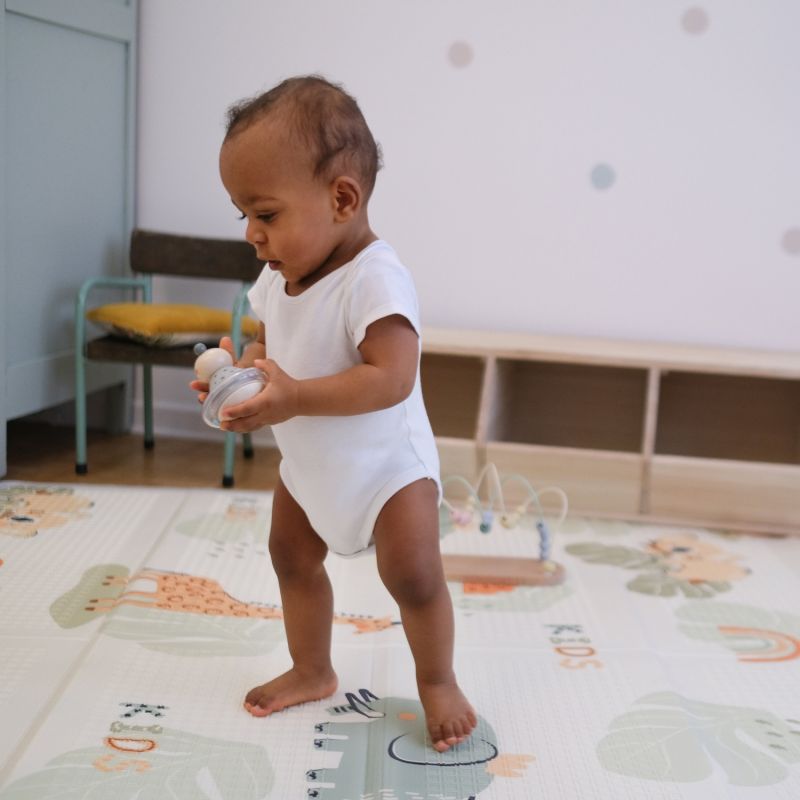 Tapis de jeu XXL réversible (150 x 180 cm) Tinéo Ambiance 2