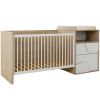 Lit combiné évolutif Châtaignier naturel Basile (70x140 cm) Galipette Produit 1