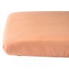 Drap housse Satin Peach (70 x 140 cm) - Kadolis