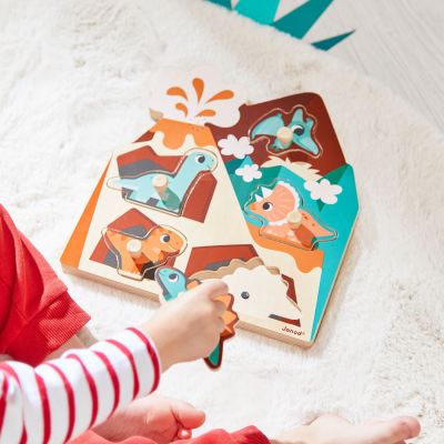 Puzzle sonore Dino (6 pièces)