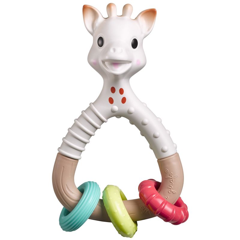 Hochet en bioplastique Natur'rings Sophie la girafe