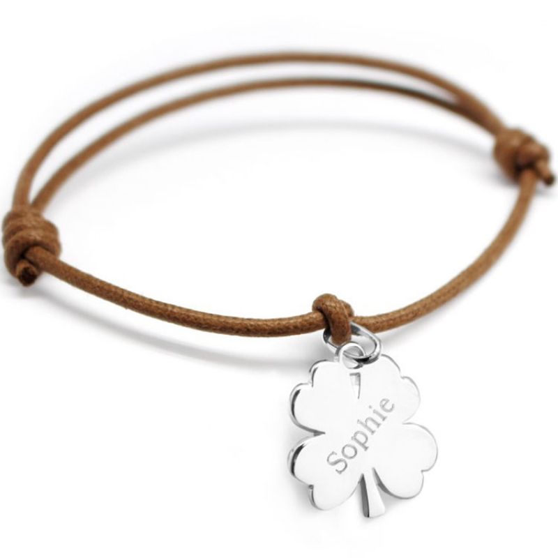 Bracelet cordon Lucky (argent 925°) Petits trésors