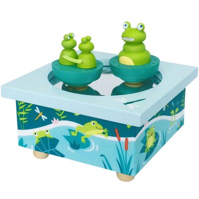 Boîte à musique magnétique famille des grenouilles  par Trousselier