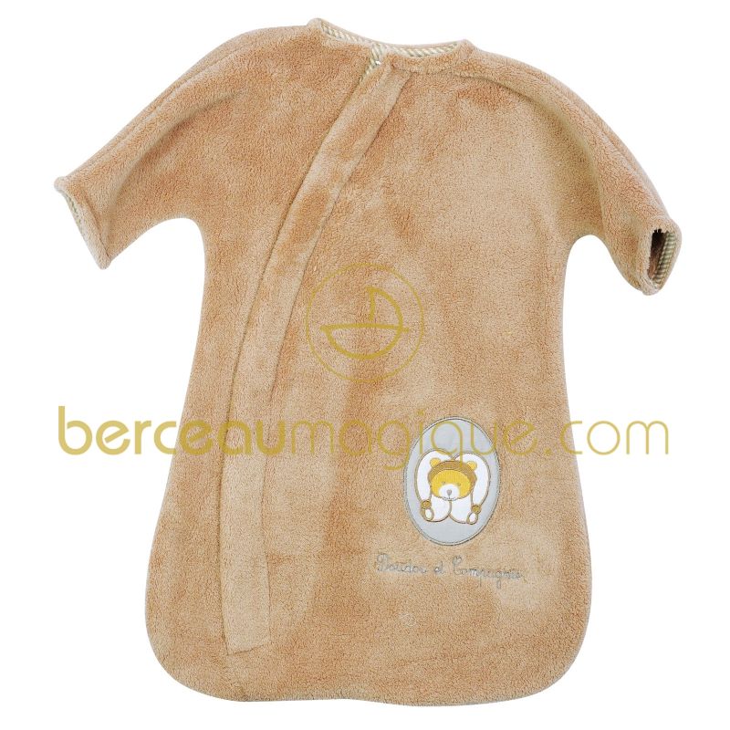 Surpyjama taupe 0-6 mois Tendre Ours (60 cm) Doudou et Compagnie