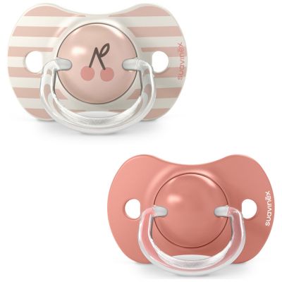 Lot de 2 sucettes symétriques SXPro Birdies Rose (18 mois et +) Suavinex