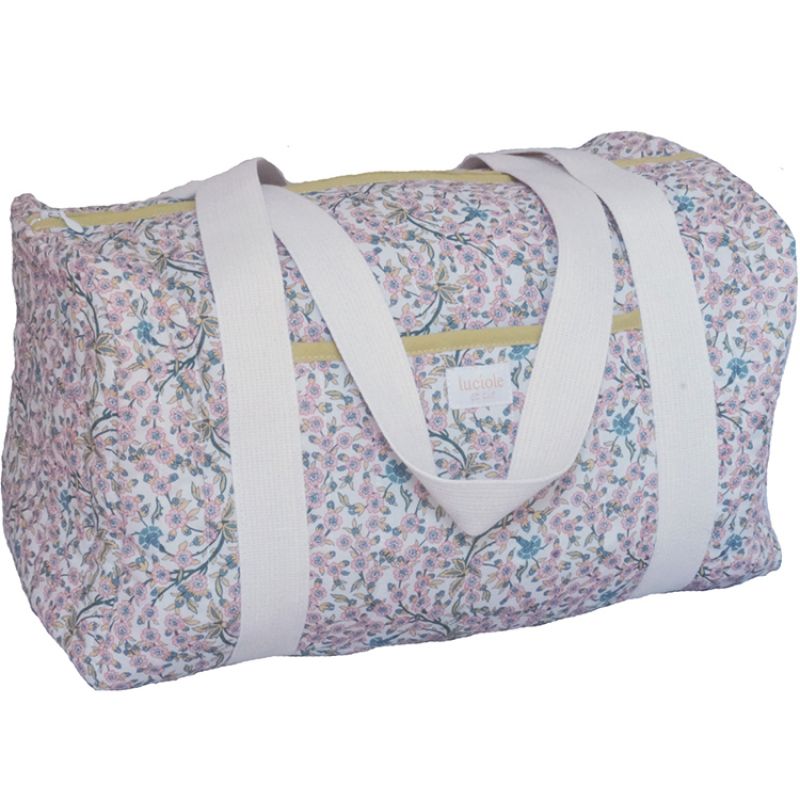 Sac à langer Liberty Empress rose (40 x 22 cm) Luciole et Cie