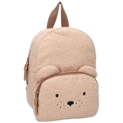 Sac à dos enfant Comfort Friends Ourson bouclette beige (27 cm)