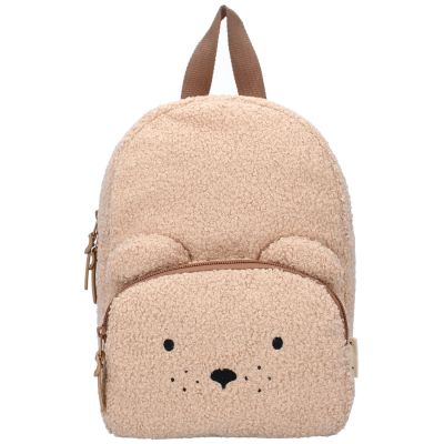 Sac à dos enfant Comfort Friends Ourson bouclette beige (27 cm)