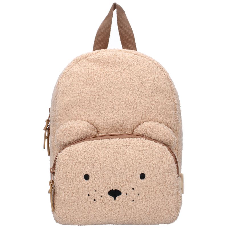 Sac à dos enfant Comfort Friends Ourson bouclette beige (27 cm) Kidzroom Produit 2