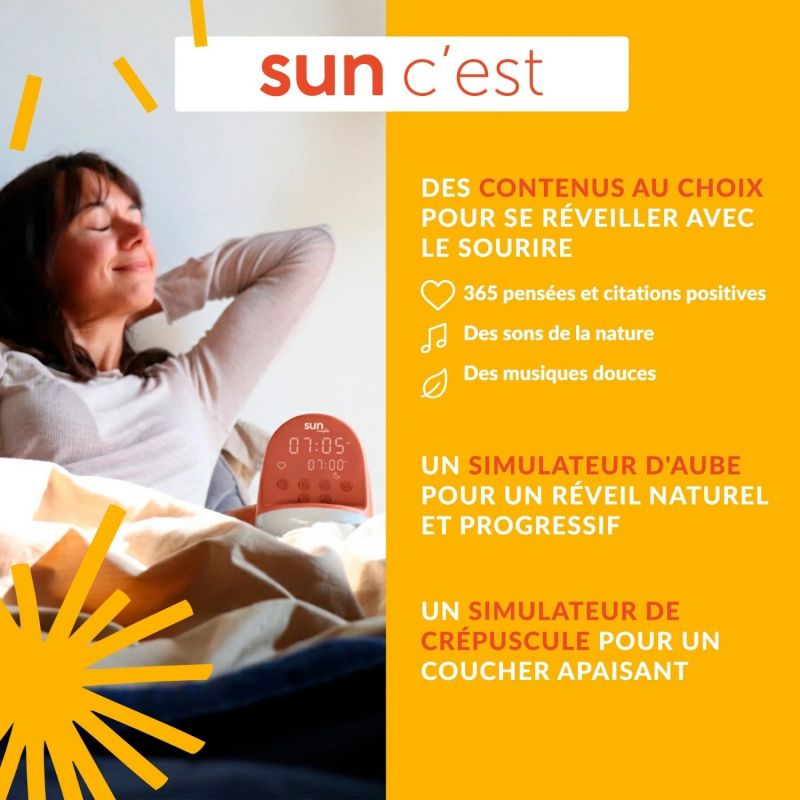 Réveil Sun terracotta (10 ans et+) Morphée Ambiance 7