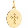 Pendentif Croix Oxyde de Zirconium (plaqué or) Petits trésors Produit 1