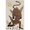 Tapis rectangulaire Little Jaguar Toffee (80 x 125 cm) - Nattiot