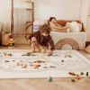 Tapis de jeu réversible 2 en 1 TilooFarm (120 x 180 cm) Play&Go Ambiance 2